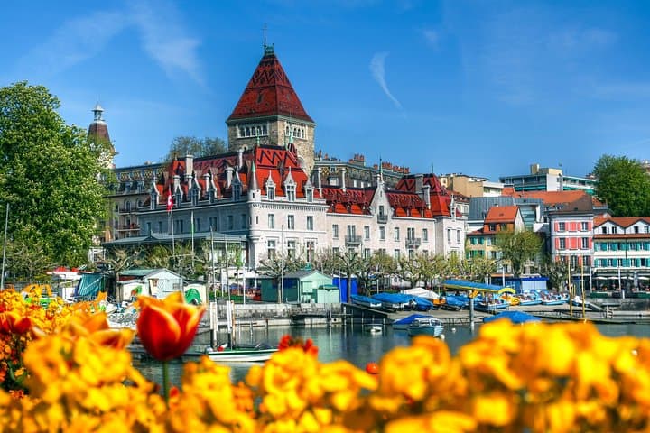 Geneva to Montreux & Lausanne Private Day Trip — Chillon Castle Visit
