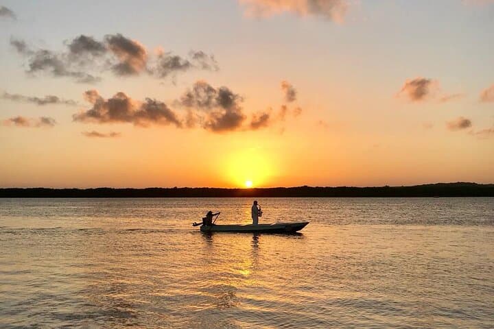 Sunset at Praia do Jacaré: Bolero, Boardwalk & Catamaran Views photo 6