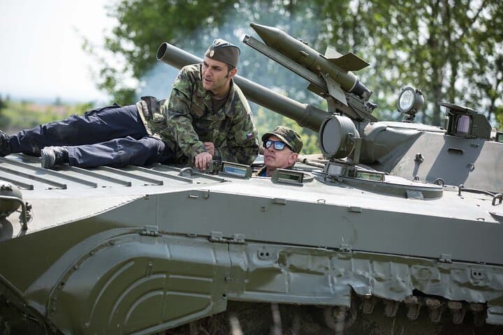 Drive a Soviet BMP-1 Tank in Prague — BMP Tank Driving Experience