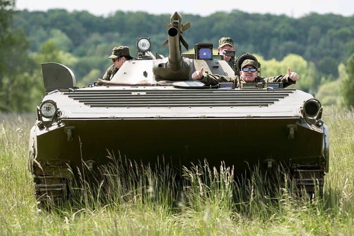 Drive a Soviet BMP-1 Tank in Prague — BMP Tank Driving Experience photo 5