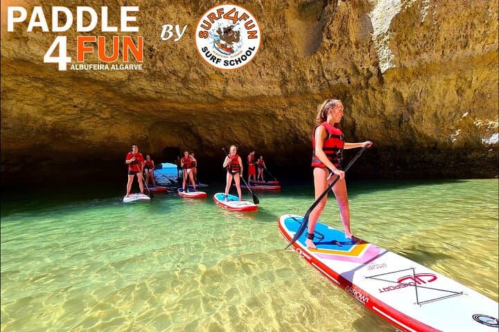 Albufeira Cave SUP Tour: Paddle Through Algarve Sea Caves photo 3