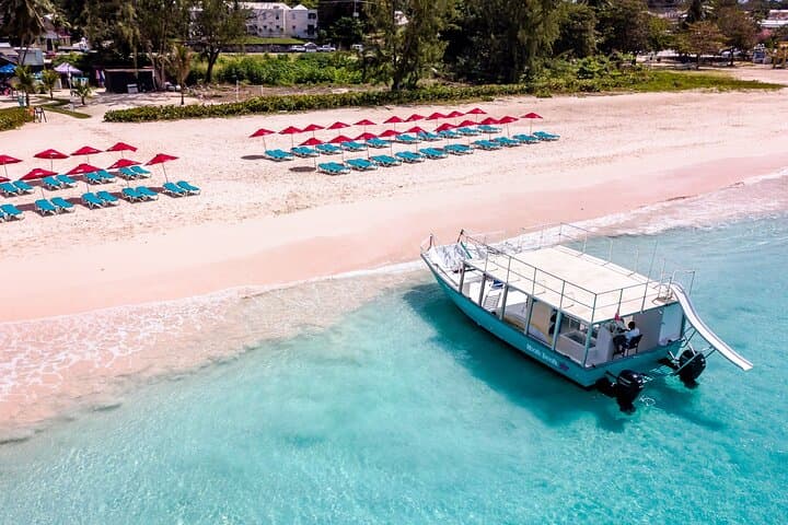 Carlisle Bay Turtle Snorkel & Beach Lounger Tour — Glass‑Bottom Boat in Barbados photo 6