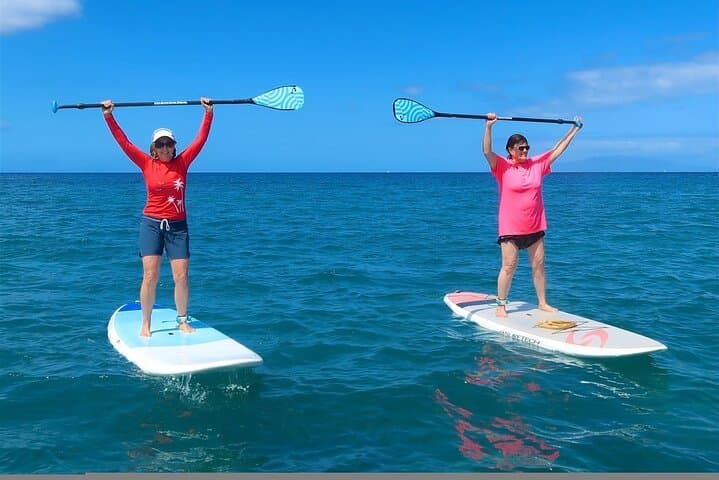 Beginner Paddleboarding in Turtle Town — Private SUP Lesson at Makena Landing, Maui photo 4