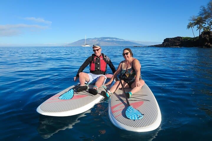 Beginner Paddleboarding in Turtle Town — Private SUP Lesson at Makena Landing, Maui photo 6