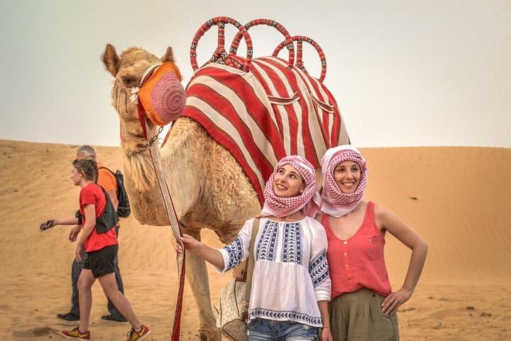 Dubai Sunset Desert Safari: Dune Bashing, Camel Rides & BBQ Bedouin Camp