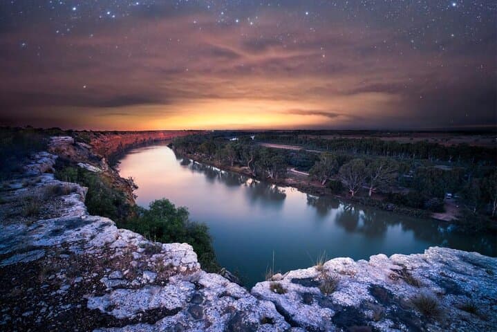 River Murray Dark Sky Sunset Tour from Mannum with Dinner