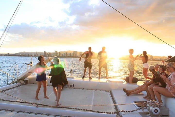 Barcelona Catamaran Party Cruise: 3-Hour Swim, Sun & Drinks photo 3