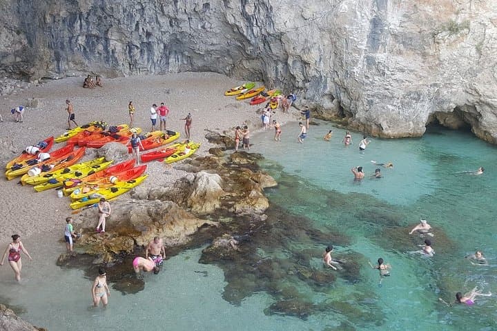Sunset Sea Kayaking & Wine Tasting in Dubrovnik: Paddle to Betina Cave photo 6