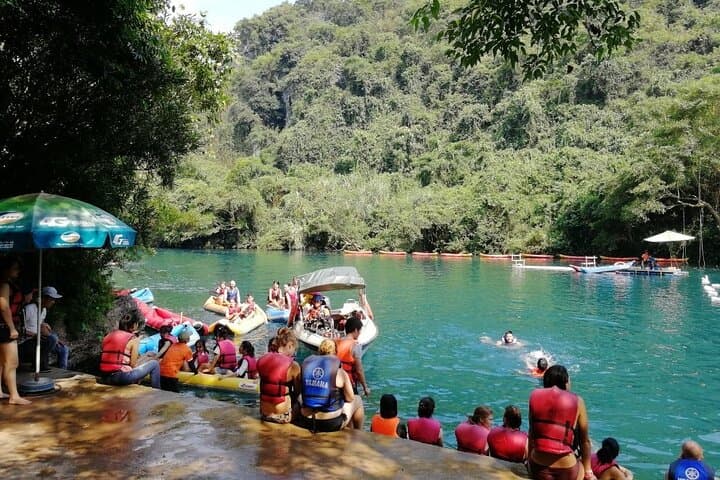 Paradise and Dark Cave Day Tour — Zipline, Kayak & Mud Bath in Phong Nha photo 4