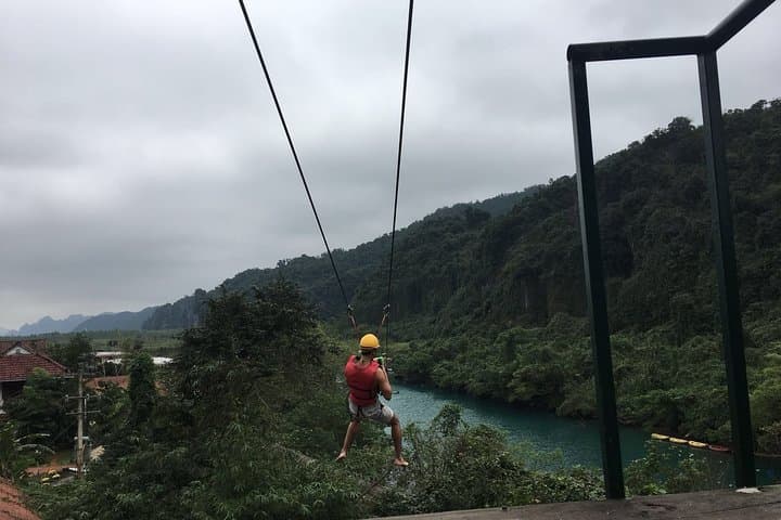 Paradise and Dark Cave Day Tour — Zipline, Kayak & Mud Bath in Phong Nha photo 6