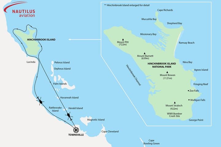 Hinchinbrook Island Helicopter Tour: 90-Min Scenic Flight Over Palm Islands & Great Barrier Reef photo 3