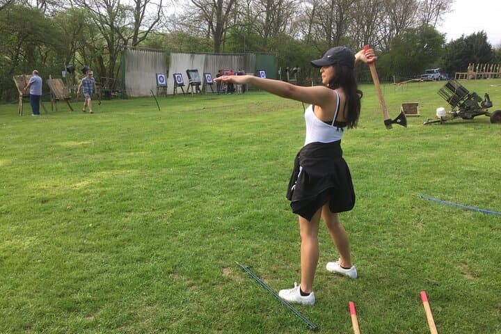 Ultimate Shooting Taster Session in Brighton: Clay Pigeon, Archery & Axe Throwing photo 6