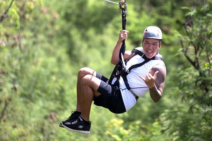 Zip Through Oahu's Canopy: 1-Hour 3 Zipline Tour at Coral Crater photo 3