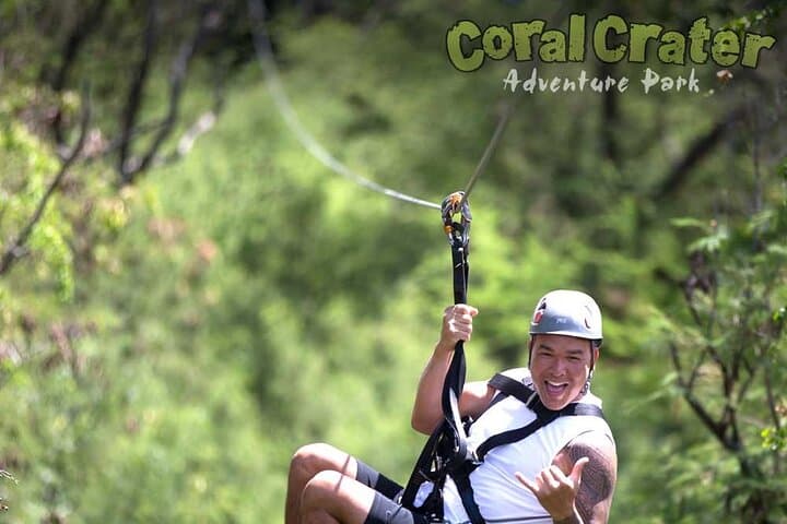 Coral Crater 6-Line Zipline Tour: 2-Hour Jungle Canopy Adventure on Oahu photo 4