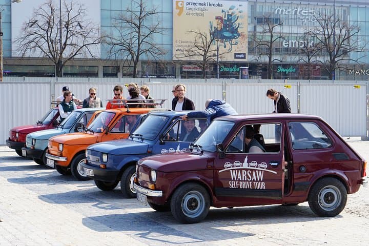 Self-Drive Communist Warsaw Tour in a Retro Fiat 126p (Toddler)