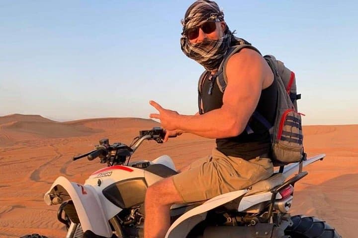 Dubai Desert Quad Bike Adventure — 1 Hour on a 700 Raptor ATV photo 3