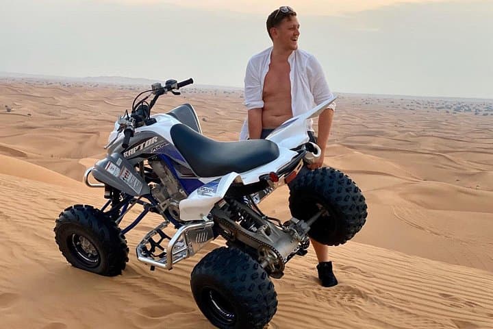 Dubai Desert Quad Bike Adventure — 1 Hour on a 700 Raptor ATV photo 4