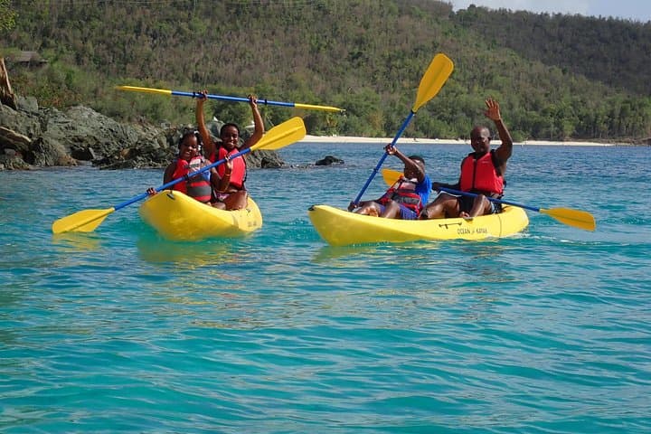 Best of St. John Kayak, Snorkel & Picnic to Honeymoon Beach photo 4