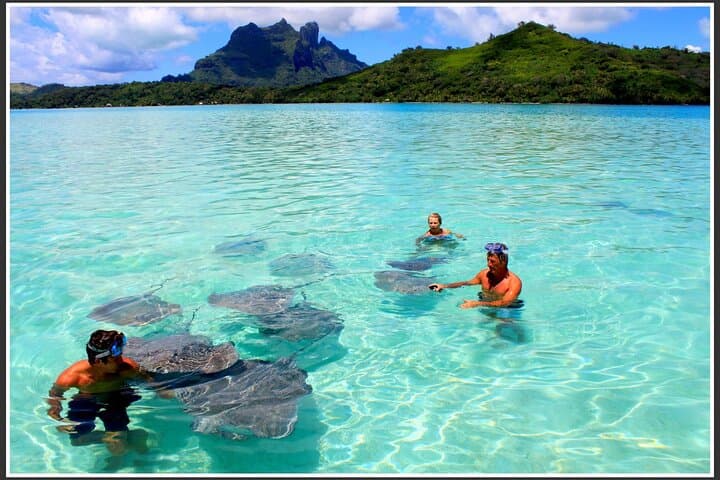 Private Bora Bora Lagoon Cruise and Water Lunch — Snorkel with Rays & Private Islet Barbecue photo 3