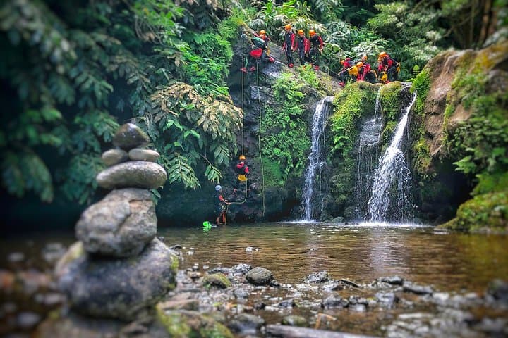 Canyoning in Ribeira dos Caldeirões: Azores Waterfall Rappels and Jumps photo 5