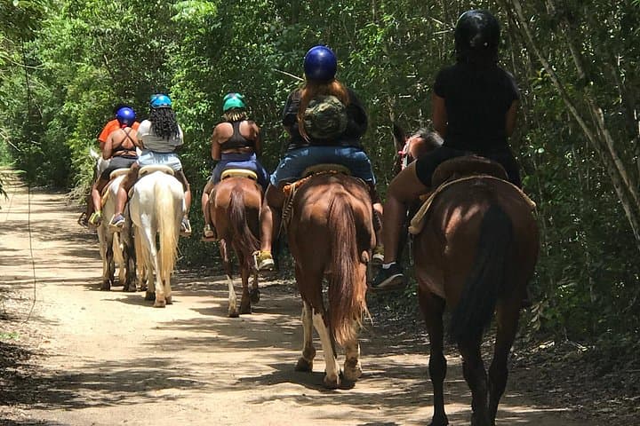 Riviera Maya Jungle Combo: ATV, Horseback, Zipline & Cenote Adventure photo 3