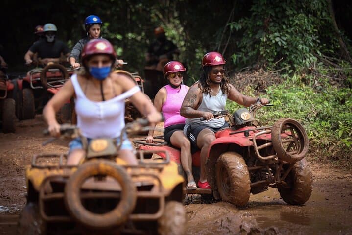 Day-Long ATV, Zipline & Cenote Combo with Romantic Nichupte Galleon Dinner photo 5