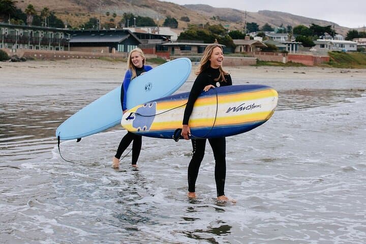 Private Surf Lesson in Morro Bay — Learn to Stand Up in Cayucos' Gentle Breaks photo 4