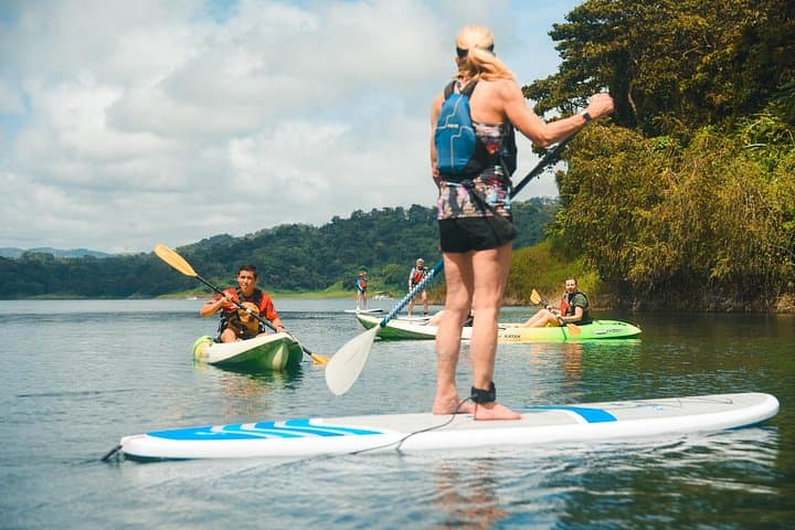Stand Up Paddleboarding on Lake Arenal — SUP Lessons with Arenal Volcano Views photo 4