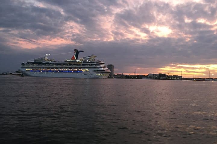 Charleston Harbor Sunset Cruise: Dolphins, Lighthouses & Bridge Views at Golden Hour photo 4