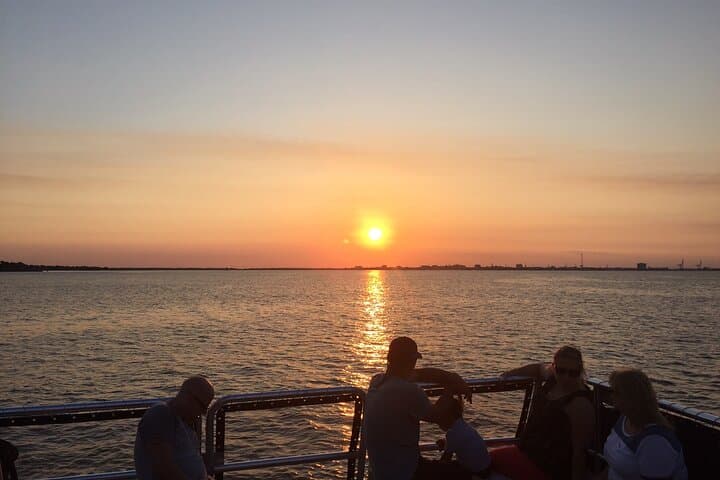 Charleston Harbor Sunset Cruise: Dolphins, Lighthouses & Bridge Views at Golden Hour photo 6