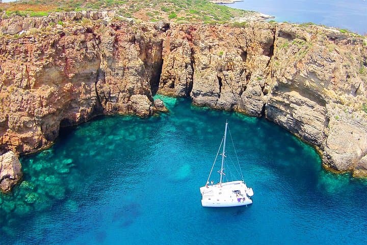 Athens Riviera Catamaran Cruise — Small-Group Swim, Snorkel & Greek BBQ photo 1