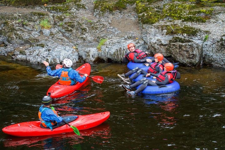 Whitewater River Tubing on the River Dee — Llangollen Rapids Adventure photo 3