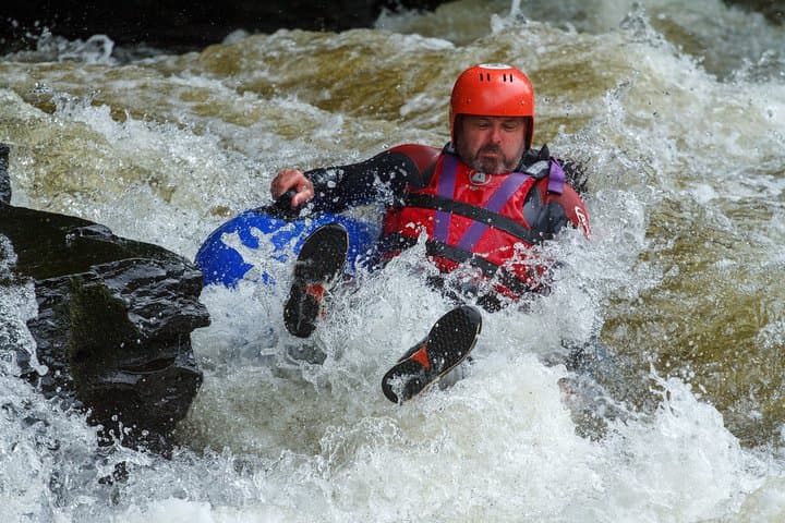 Whitewater River Tubing on the River Dee — Llangollen Rapids Adventure photo 4