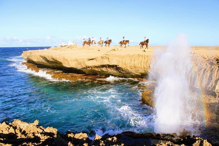 Aruba Northern Coast Horseback Riding: 90-Min Beach & Ruins Tour photo 1