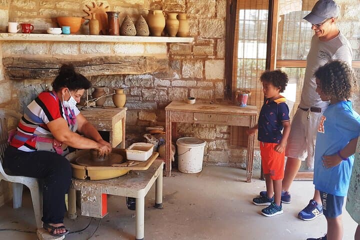 Pottery, Honey & Olive Oil Day Tour in Crete — Margarites, Melidoni & Arkadi photo 3