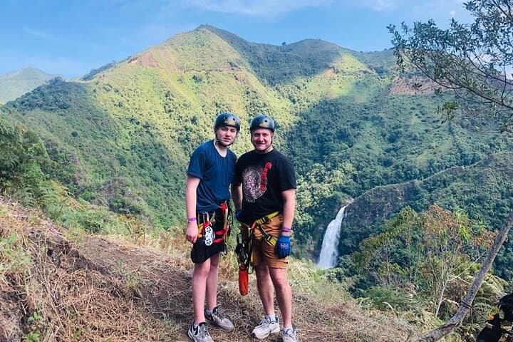 Medellín Mountain Zipline: 800m Canopy Over Waterfalls and Coffee