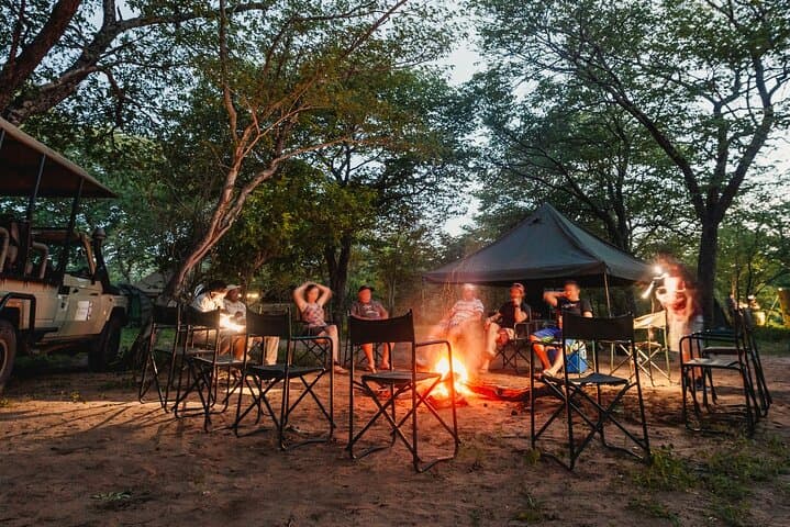 Chobe Nights: 2-Day Camping Safari from Victoria Falls with River Cruise