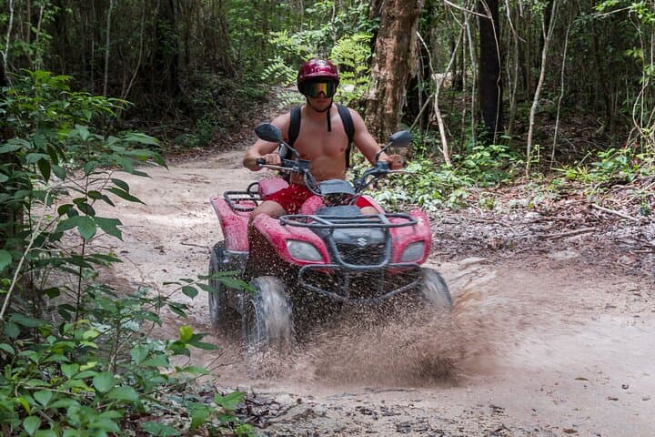 ATV Mud-Kicking and Snorkel Cruise at Tortugas Beach Club, Cozumel
