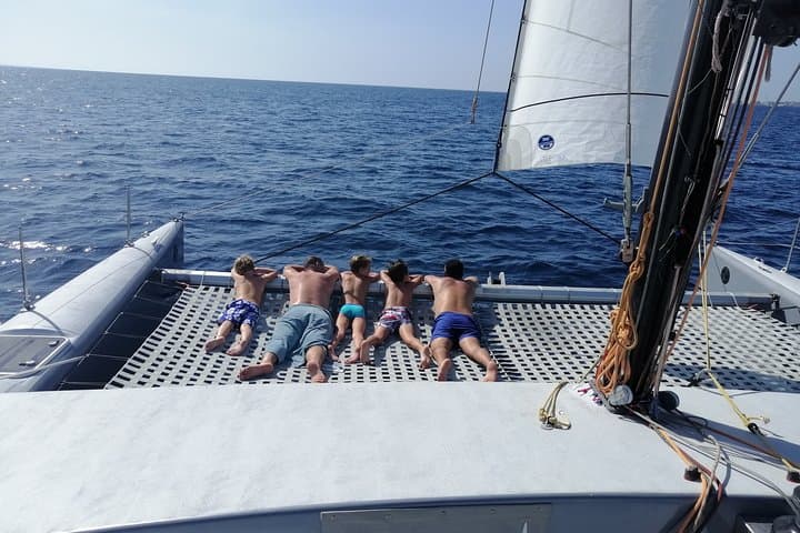 Half-Day Catamaran F40 Sailing in Lanzarote with Snorkeling photo 4
