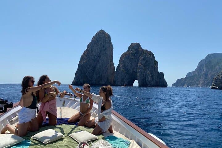 Capri Boat Tour: Grottoes, Swim & Limoncello Tasting — 2-Hour Small-Group photo 3
