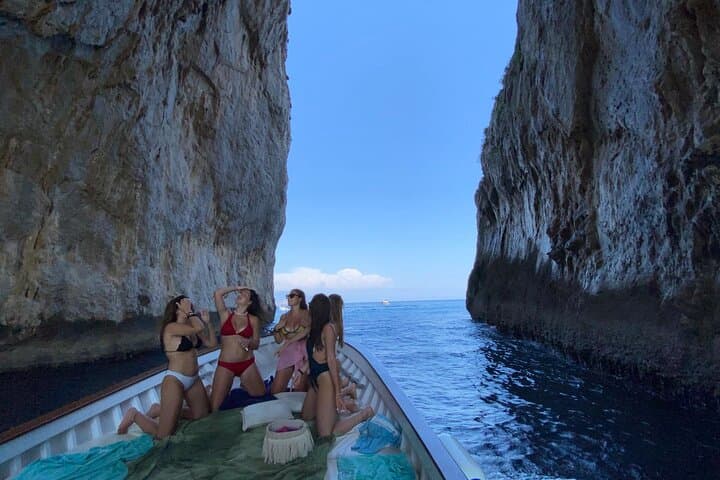 Capri Boat Tour: Grottoes, Swim & Limoncello Tasting — 2-Hour Small-Group photo 2