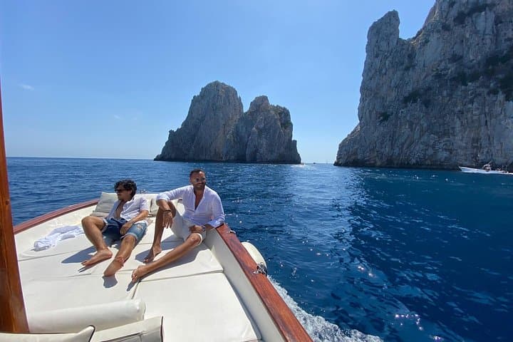 Capri Boat Tour: Grottoes, Swim & Limoncello Tasting — 2-Hour Small-Group photo 6