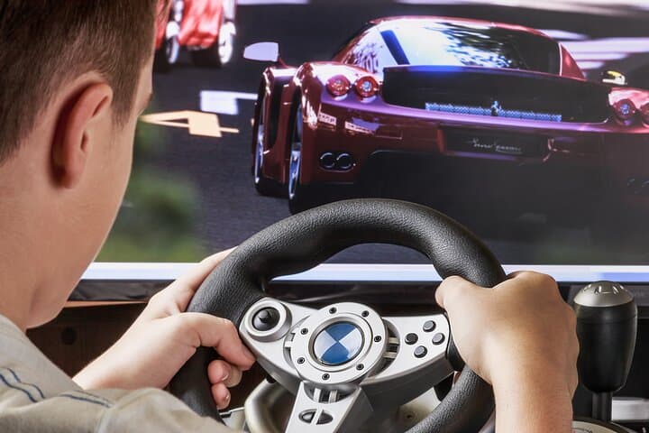 Private Racecar Driving Simulator in Thrillzone Queenstown — High‑Speed Simulator Experience photo 4