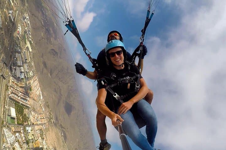 Acro Paragliding Over Costa Adeje: Tandem Adrenaline Flight in Tenerife photo 3