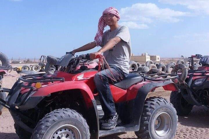 Hurghada Desert Quad Bike Safari: Sunset Dunes & Bedouin Tea Experience photo 4