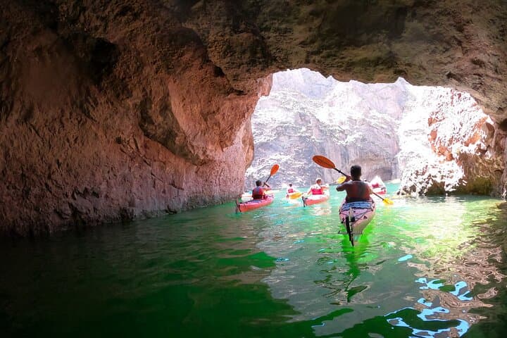 Paddling to Emerald Cave: Guided Kayak Tour Through Black Canyon from Las Vegas photo 3