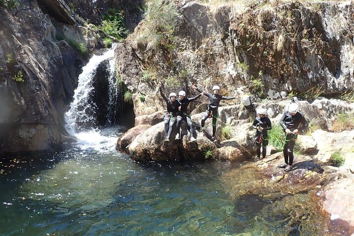 Canyoning Rio Frades: Arouca Geopark Waterfall Descent photo 3