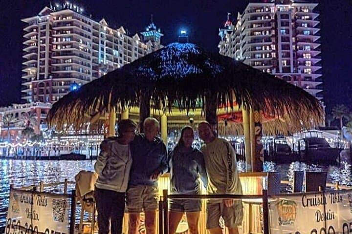 Destin Fireworks Cruise on Original Cruisin' Tikis — Harbor Evening Tiki Boat photo 2