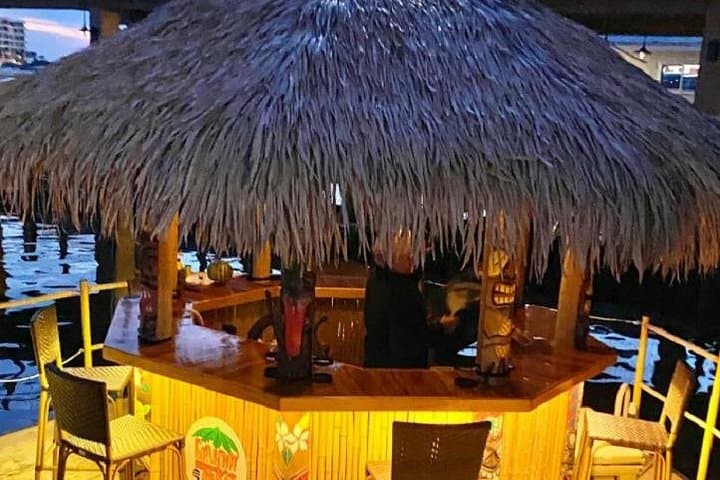 Destin Fireworks Cruise on Original Cruisin' Tikis — Harbor Evening Tiki Boat photo 4