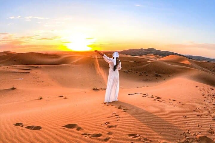 Sunrise Desert Safari in Dubai: Dune Bashing & Camel Farm Visit